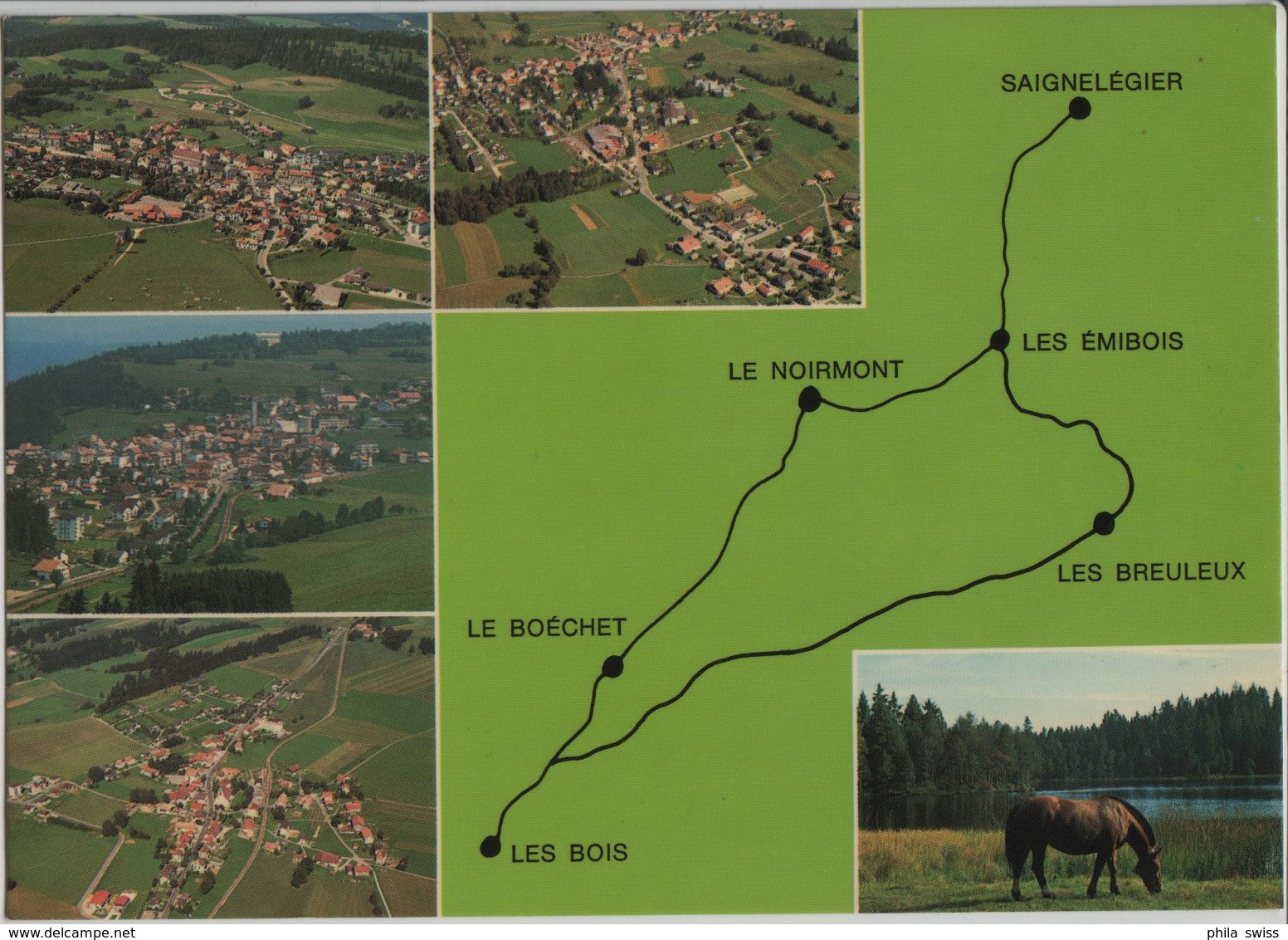 Saignelegier, Les Breuleux, Le Noirmont, Les Bois, Etang De Gruere - Le Noirmont