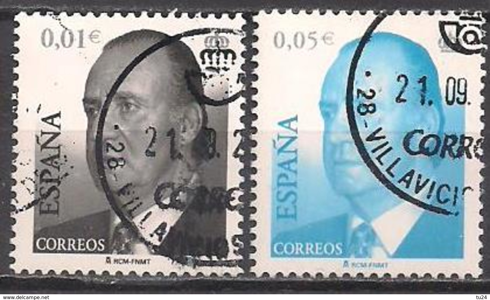 Spanien  (2002)  Mi.Nr.  3704 A + 3705 A  Gest. / Used  (6ac32) - Gebraucht