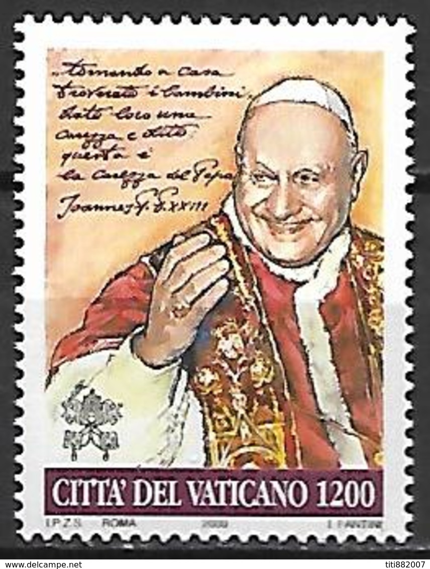 VATICAN     -     2000  .   Y&T N° 1203 * .    Pape  Jean XXIII - Neufs