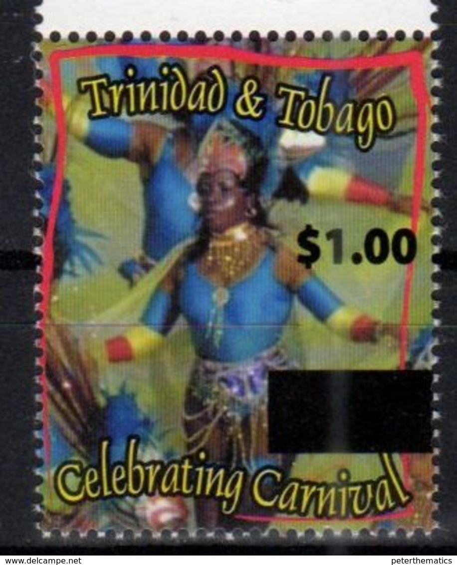 TRINIDAD AND TOBAGO, 2017, MNH, COSTUMES, CARNIVAL, DANCES, OVERPRINT, 2v , SCARCE - Carnival