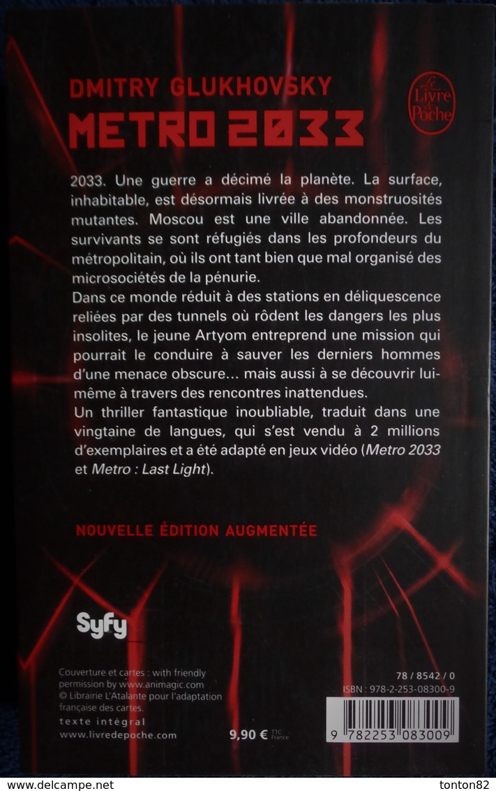 Dmitry Glukhovsky - METRO 2033  - Livre De Poche - N° .34373 - ( 2017 ) . - Action