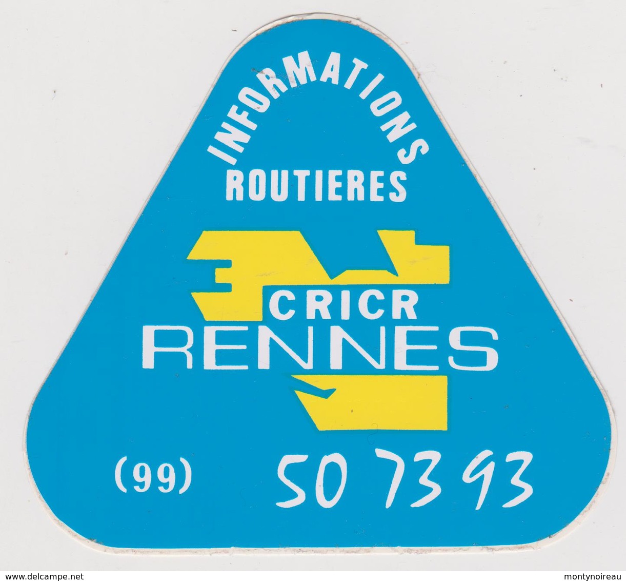 VP 1 :  AUTOCOLLANT : Routiers  RENNES  , Informations - Autocollants