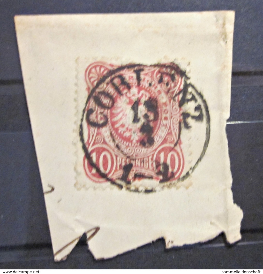 Briefmarke Deutsches Reich 10 Pfennige Stempel 1875 / 79 Coblenz - Oblitérés