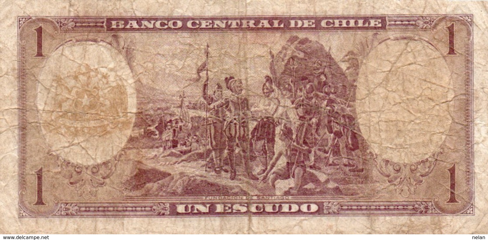 CILE 1 ESCUDOS 1962  P-135 - Chile