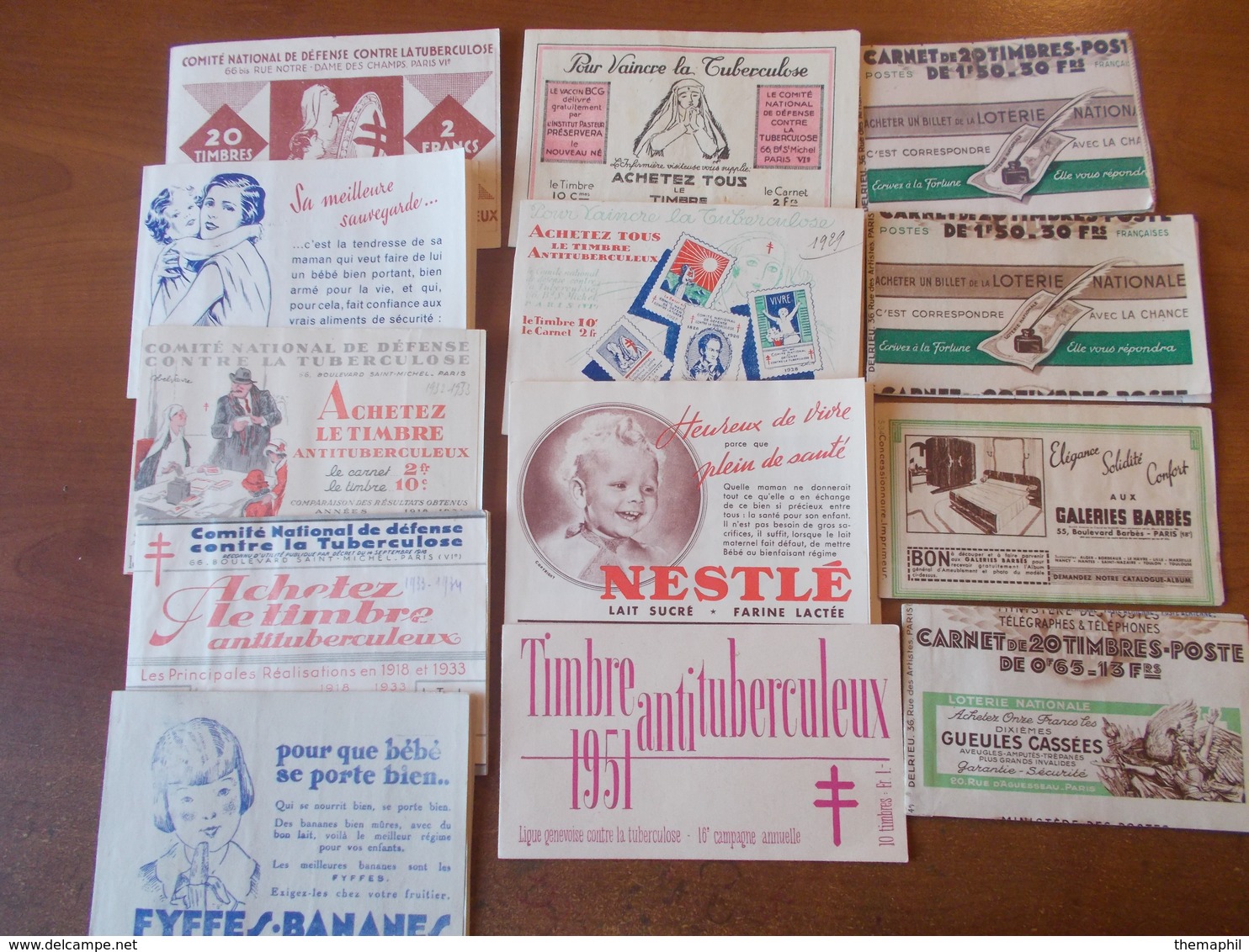 Lot N° 453  FRANCE   Un Lot De 13 Carnets Publicités Divers Neufs Avec Gomme , 10 Carnets Entiers  / No Paypal - Collections (en Albums)