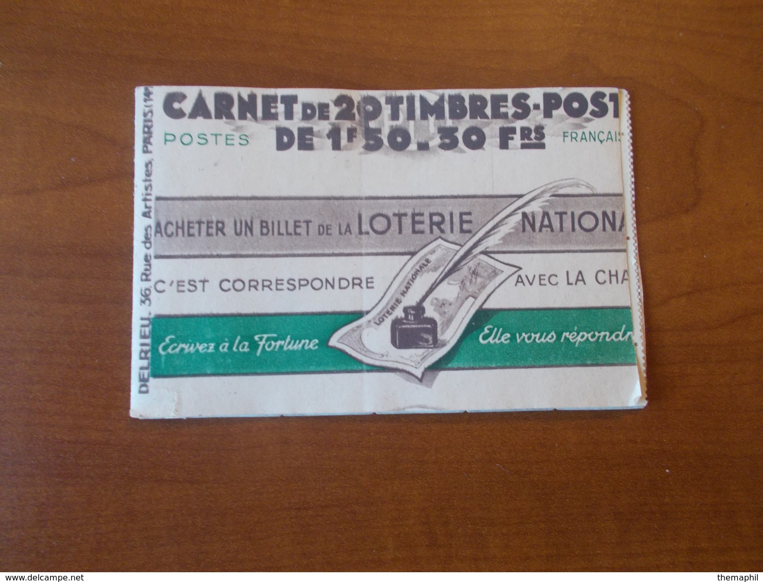 lot n° 453  FRANCE   un lot de 13 carnets publicités divers neufs avec gomme , 10 carnets entiers  / no paypal