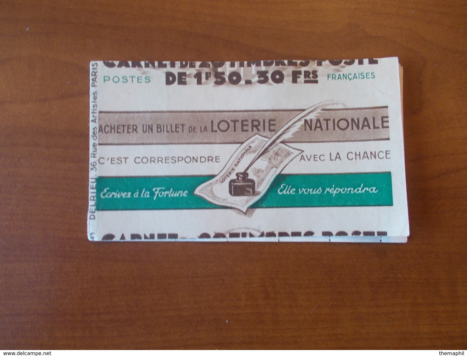 lot n° 453  FRANCE   un lot de 13 carnets publicités divers neufs avec gomme , 10 carnets entiers  / no paypal