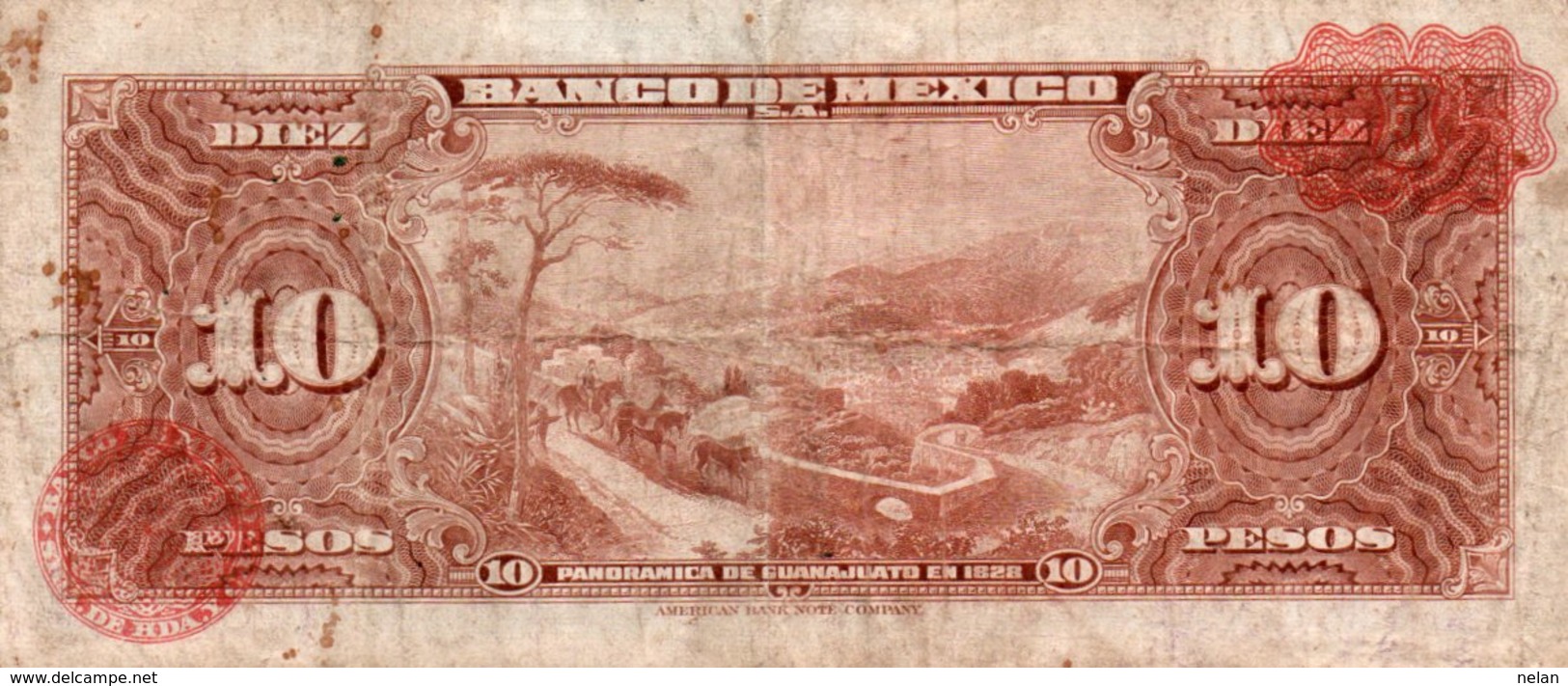 MEXICO 10 PESOS 1967 P-58 - Messico