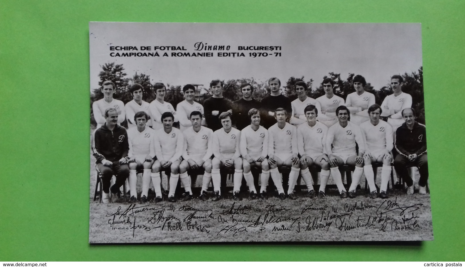 Romania, Roumanie, Rumaenien - Fotbal Dinamo Bucuresti 1970-1971 - Romania