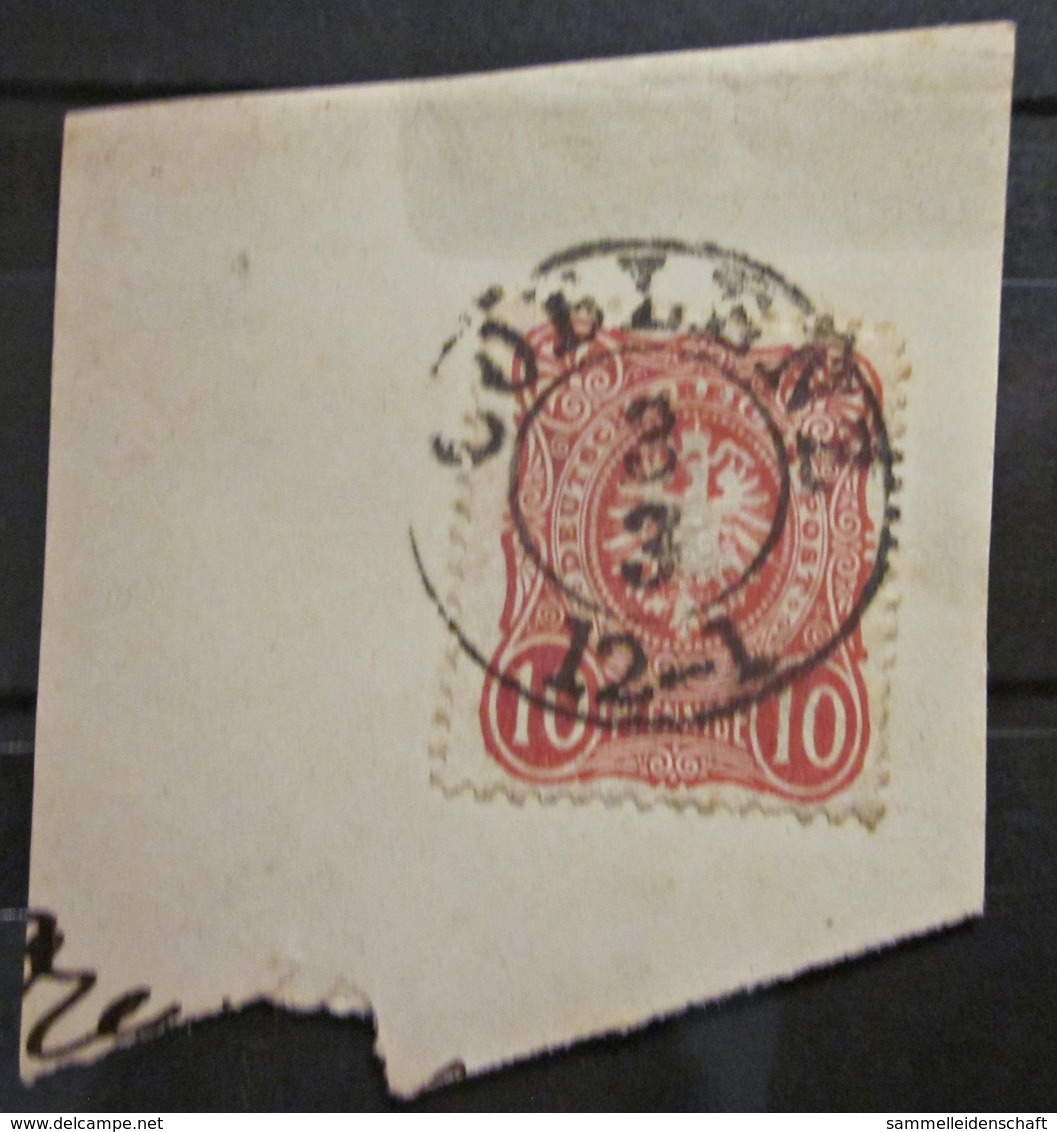 Briefmarke Deutsches Reich 10 Pfennige Stempel 1875 / 79 Coblenz - Gebraucht