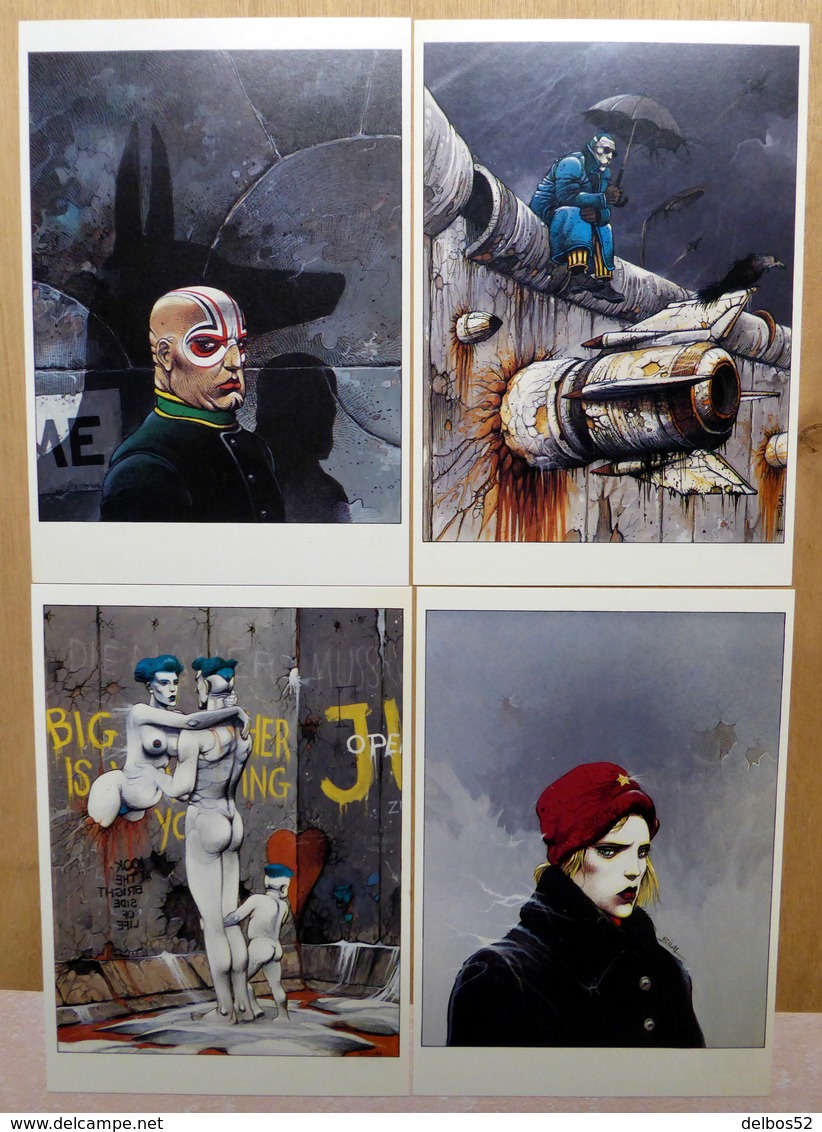 BILAL    : Lot De 6 Cartes Postales - 1983 - Comics