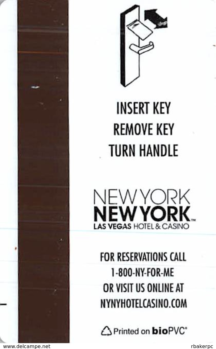 New York New York Casino Las Vegas, NV - Hotel Room Key Card - Hotel Keycards