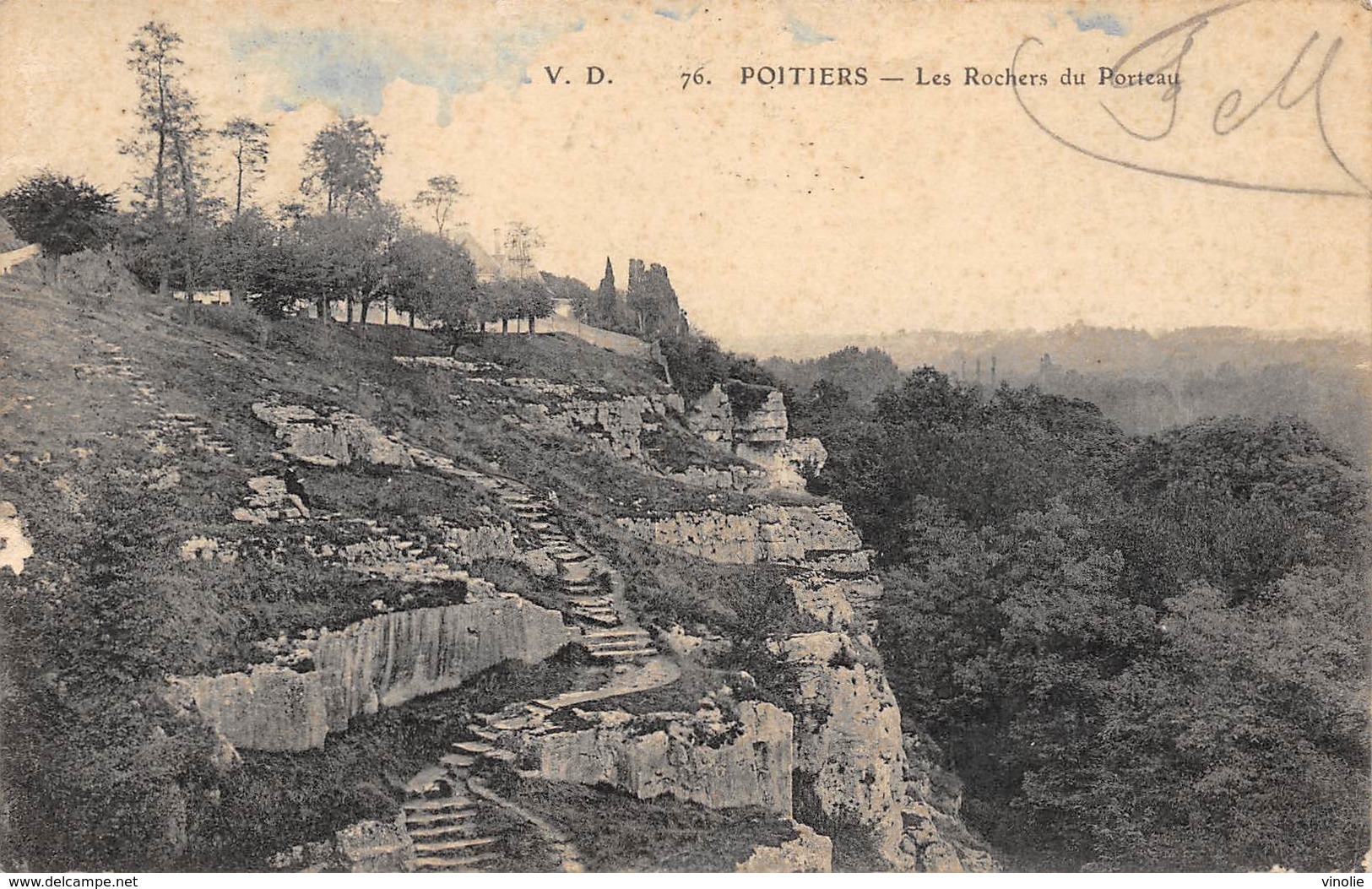 PIE-Arg-18-6589 :  CACHET FRANCHISE MILITAIRE. HOPITAL TEMPORAIRE N° 15. POITIERS. VIENNE. - WW I