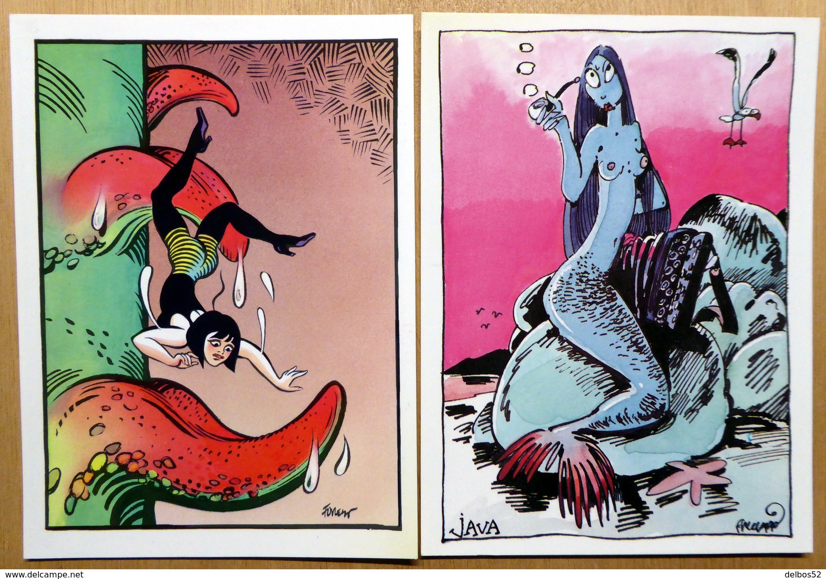 FOREST Et F'MURR    : Lot De 2 Cartes Postales - EROTISME - 1983 - Comics