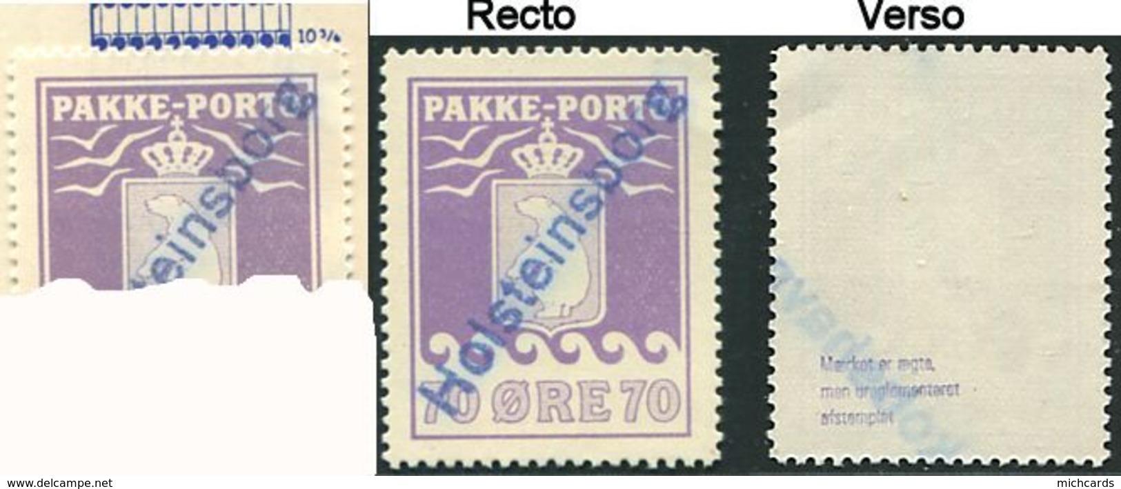 239 GROENLAND 1937 - Yvert 7 A Violet (Dentelure 10 3/4) Colis Postaux Ours - Oblitere - Parcel Post