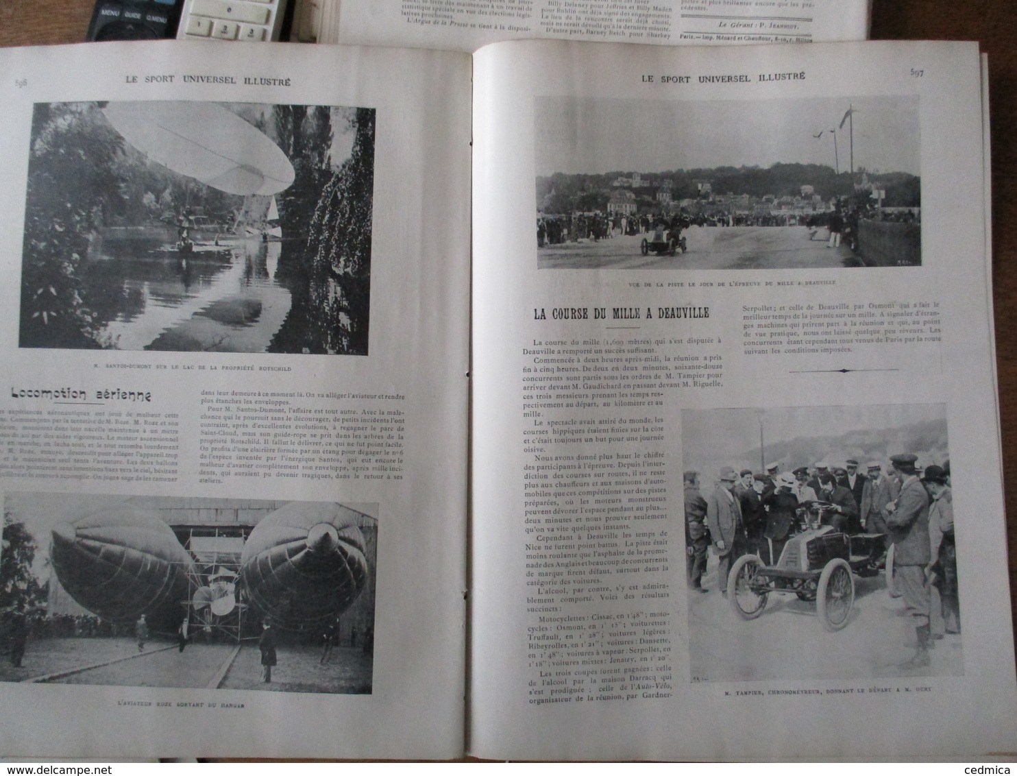 LE SPORT UNIVERSEL ILLUSTRE N°269 14 SEPTEMBRE 1901 CONCOURS HIPPIQUE DE SPA,LOCOMOTION AERIENNE,DRESSEUR D'ALLIGATORES - 1900 - 1949