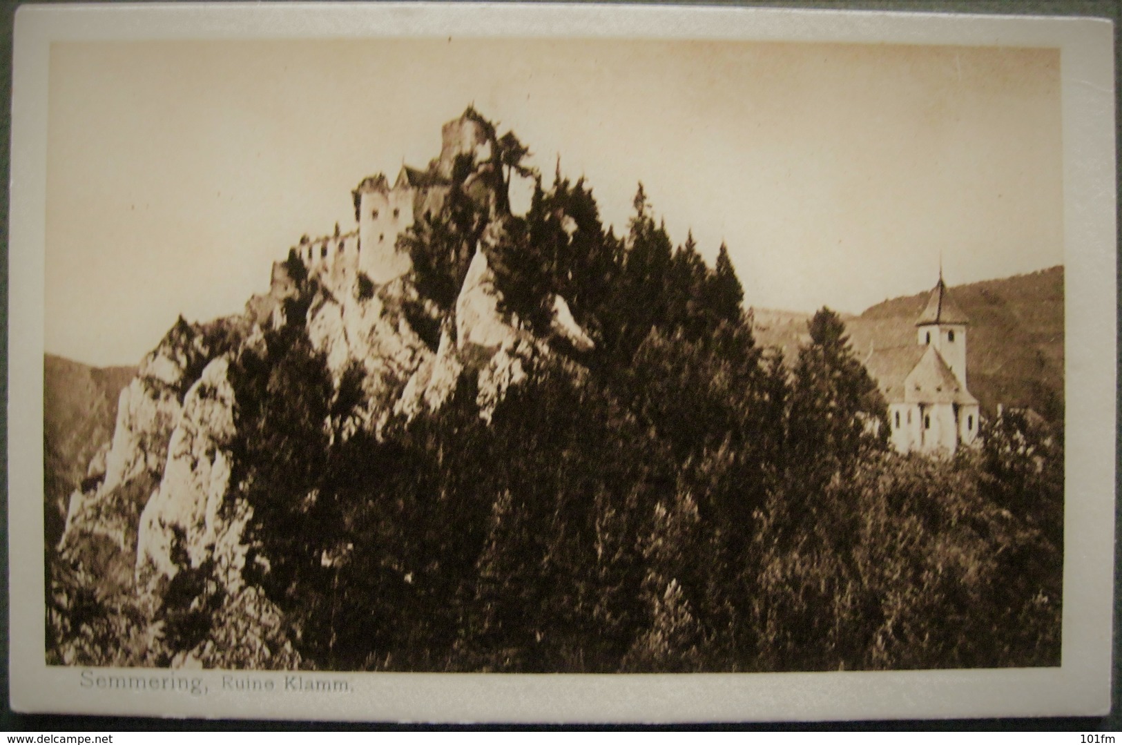 AUSTRIA - SEMMERING , RUINE KLAMM. - Semmering