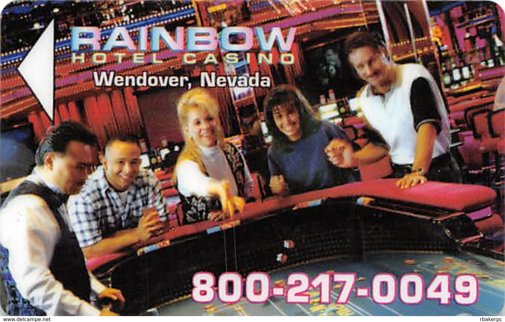 Rainbow Casino Wendover, NV - Hotel Room Key Card - Hotel Keycards