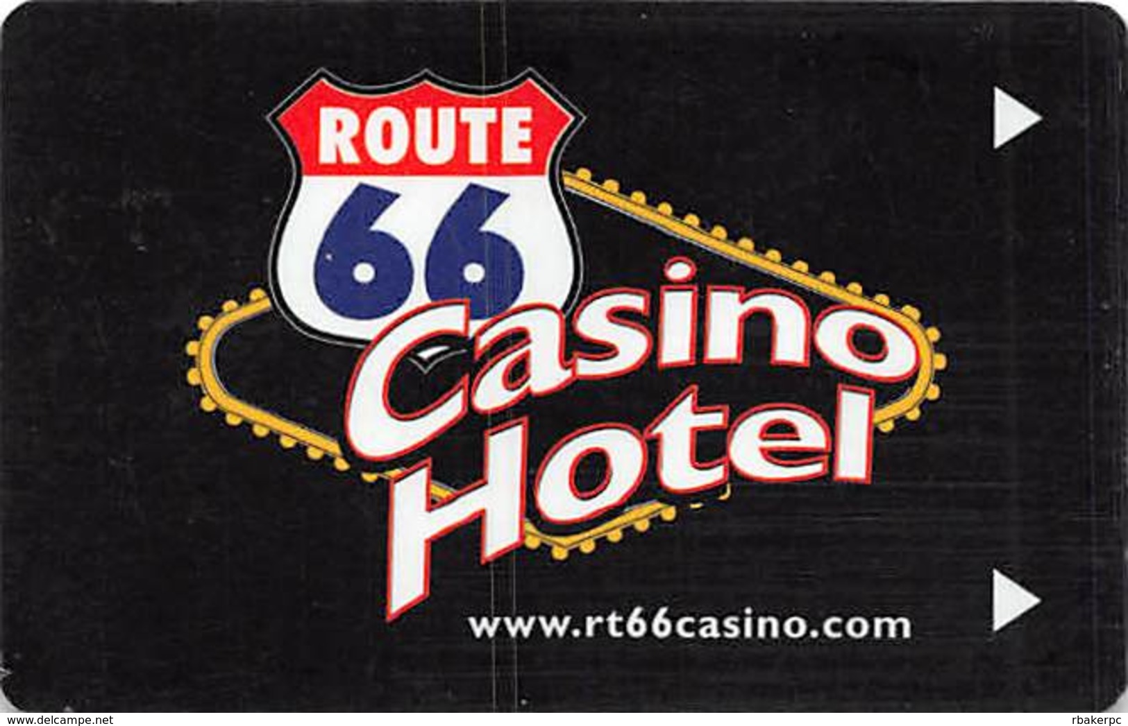 Route 66 Casino - Hotel Room Key Card - Hotel Keycards