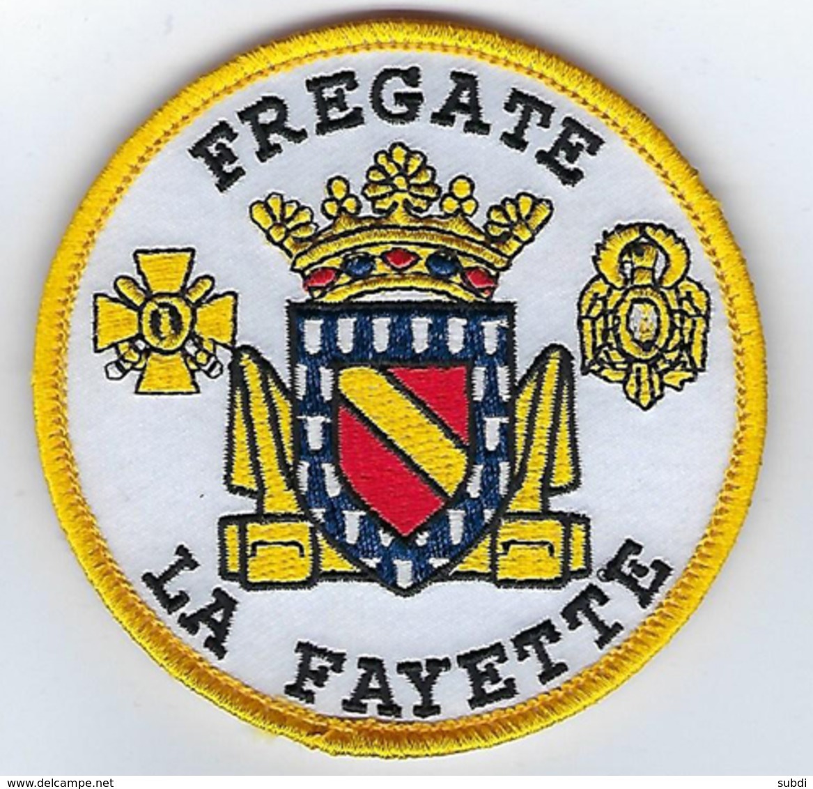 Ecusson Navire FREGATE LA FAYETTE Marine - Patches