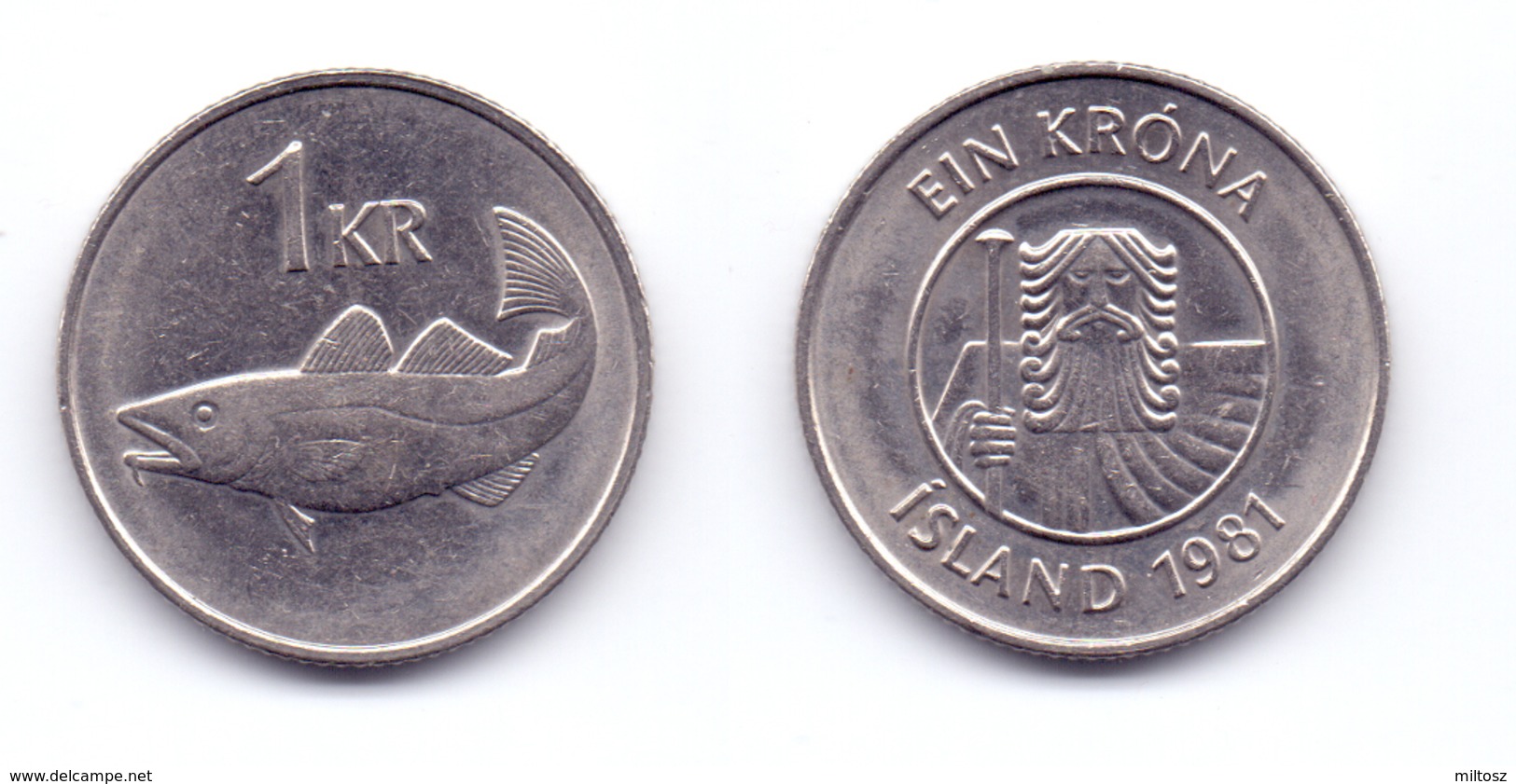 Iceland 1 Krona 1981 - Islandia