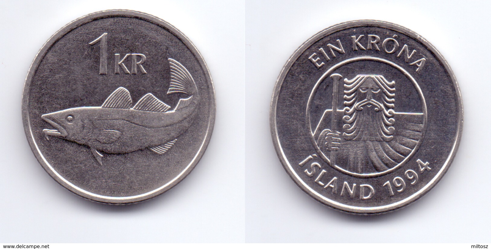 Iceland 1 Krona 1994 - Islandia