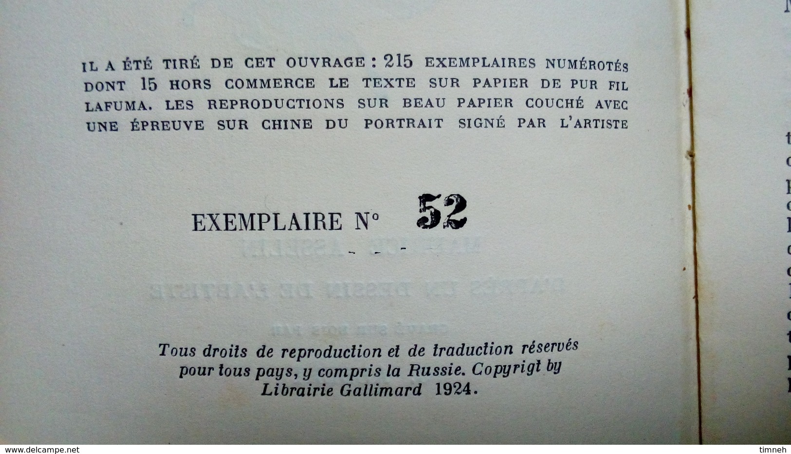 Francis Carco - Maurice Asselin - Les Peintres Français Nouveaux N°18 EX. 52/215 - 1924 - Signé Crayon Aubert Graveur - Art