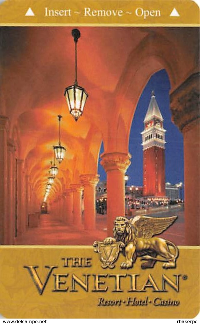 Venetian Casino Las Vegas NV - Hotel Room Key Card - Hotel Keycards