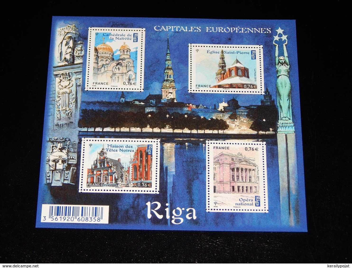 France - 2015 Capitals Of Europe Block MNH__(THB-2787) - Souvenir Blocks & Sheetlets