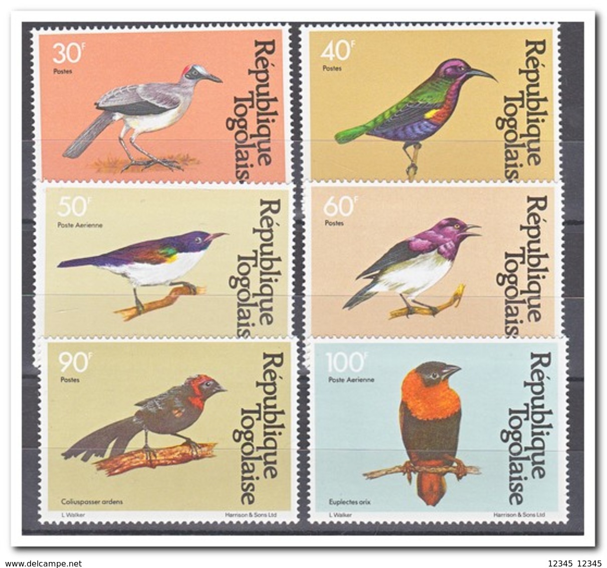 Togo, Postfris MNH, Birds - Togo (1960-...)