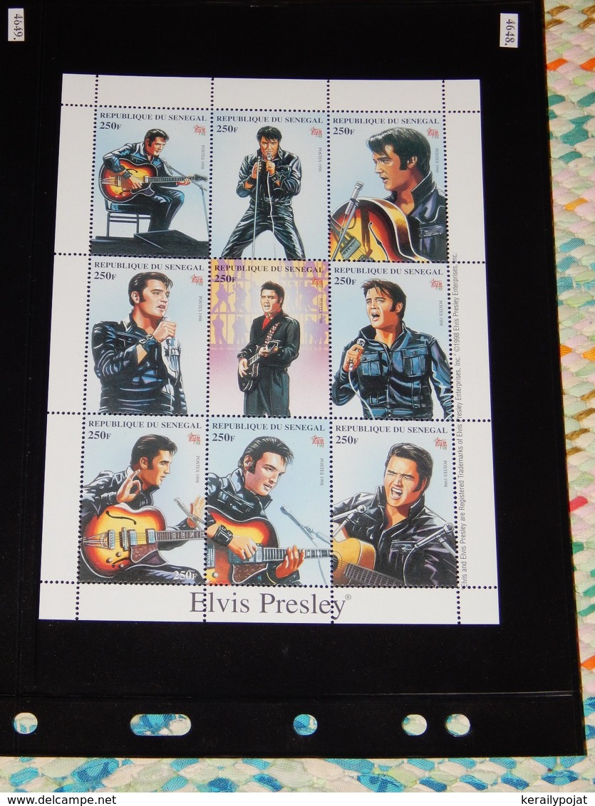 Senegal - 1999 Elvis Presley Kleinbogen MNH__(THB-4648) - Senegal (1960-...)