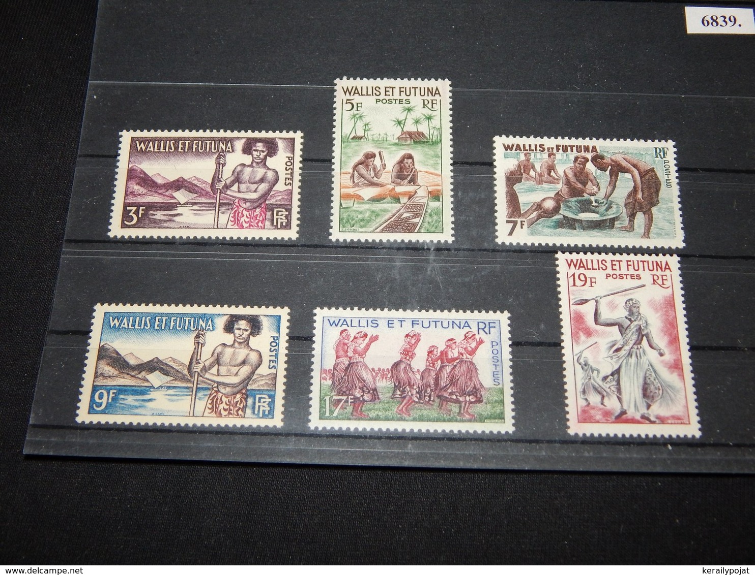 Wallis & Futuna - 1957 Local Motifs MNH__(TH-6839) - Unused Stamps