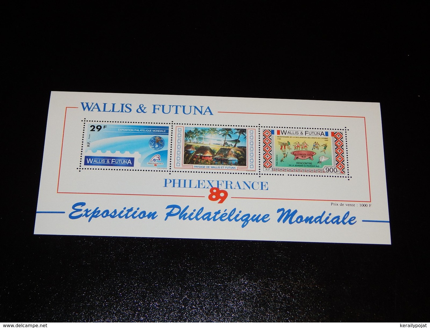 Wallis & Futuna - 1989 PHILEXFRANCE '89 Block MNH__(THB-354) - Blocks & Sheetlets