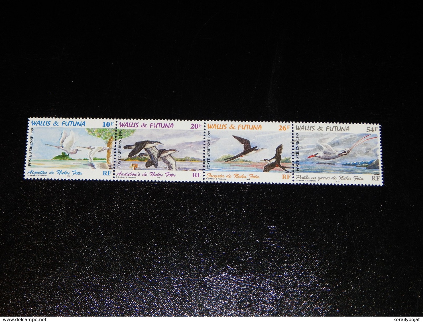 Wallis & Futuna - 1999 Birds Strip MNH__(THB-3289) - Unused Stamps