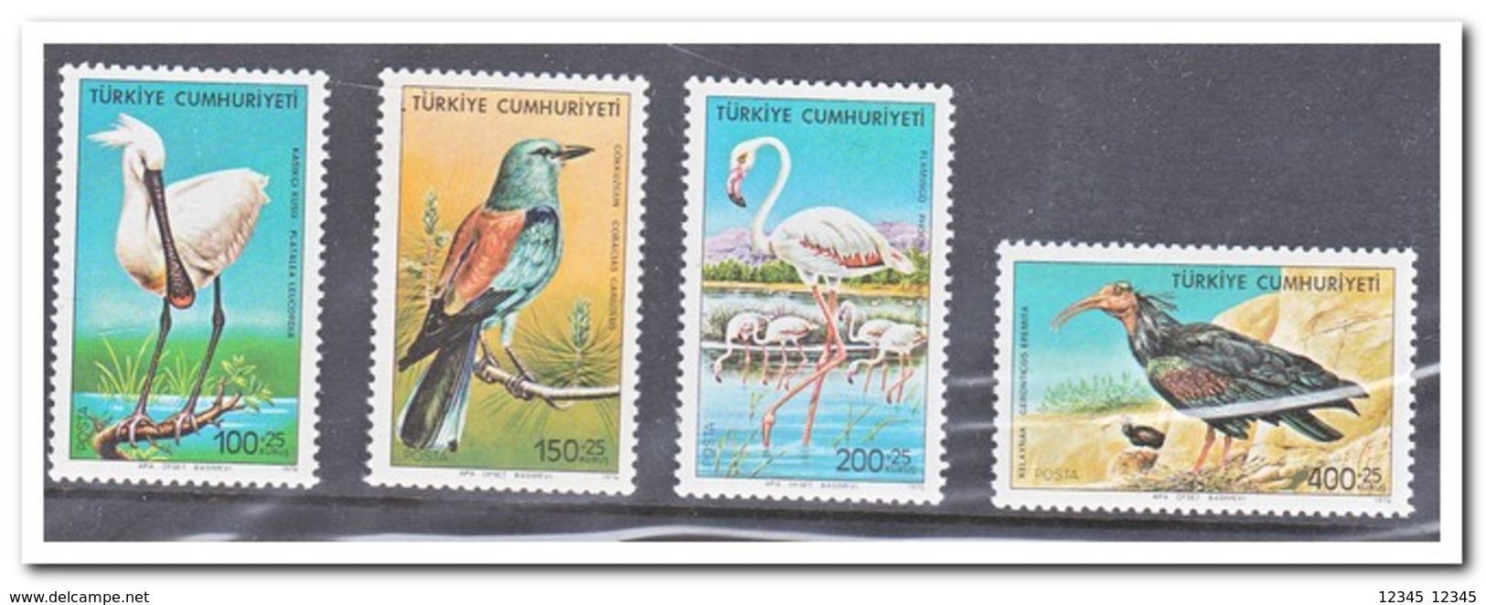 Turkije 1976, Postfris MNH, Birds - Ungebraucht