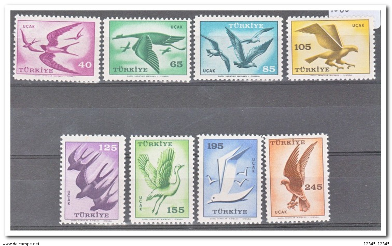 Turkije 1959, Postfris MNH, Birds - Ongebruikt