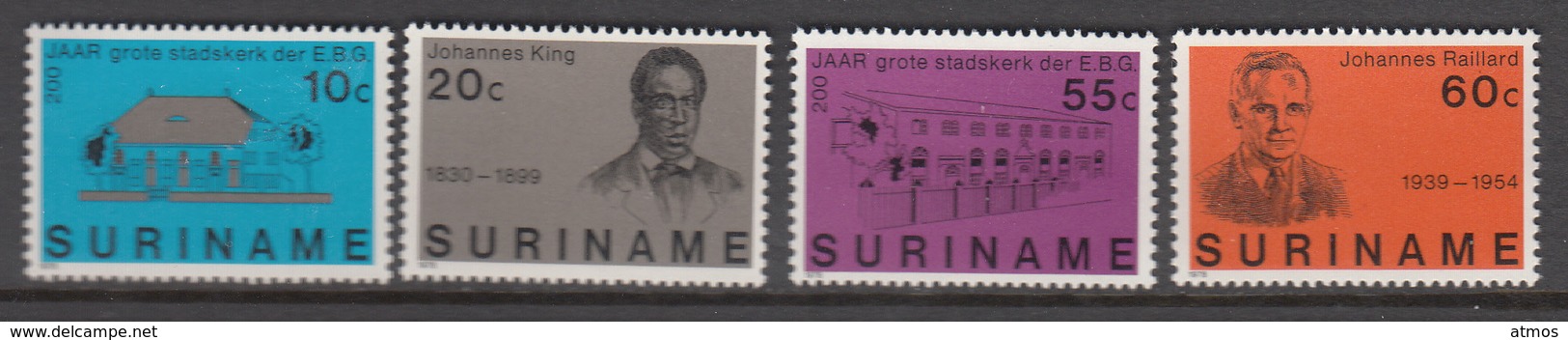 Suriname MNH Zonnebloem Nr 124/27 From 1978 / Catw 2.00 EUR - Suriname