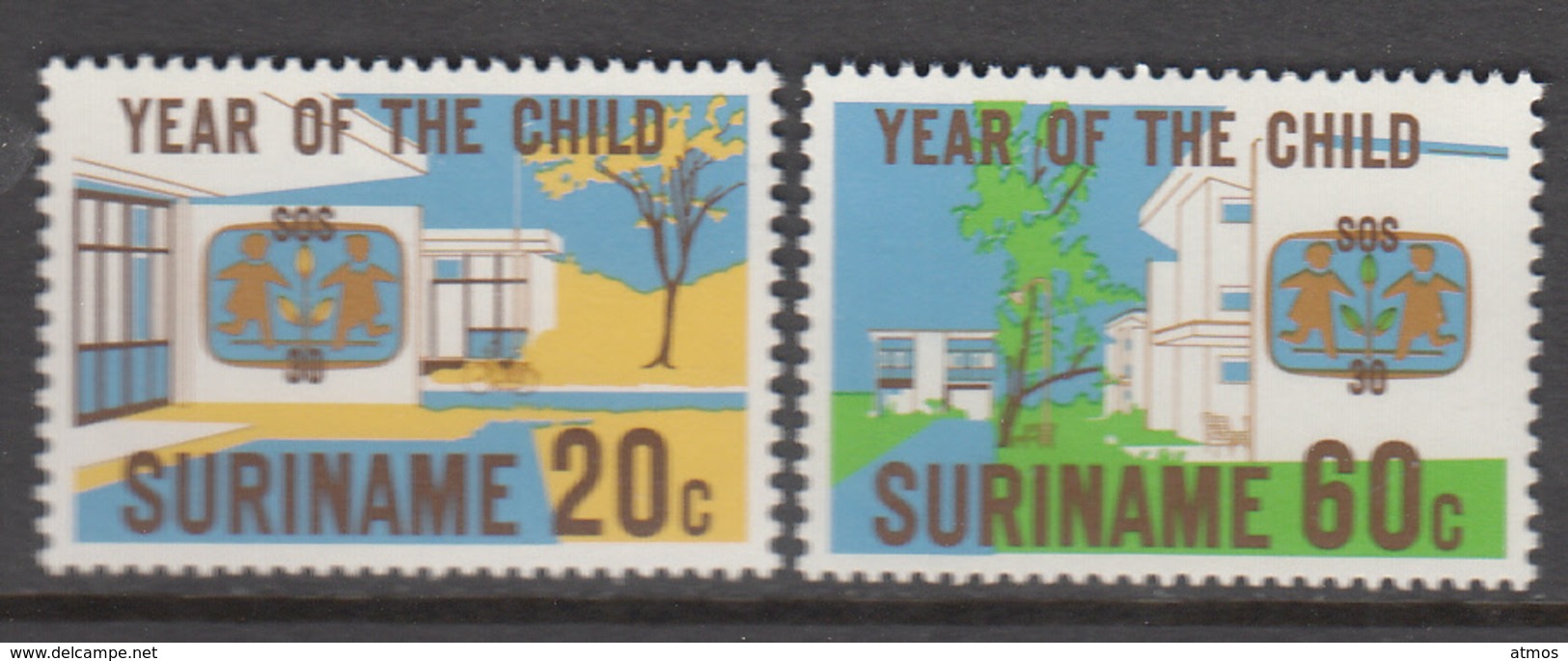 Suriname MNH Zonnebloem Nr 183/84 From 1979 / Catw 1.25 EUR - Suriname