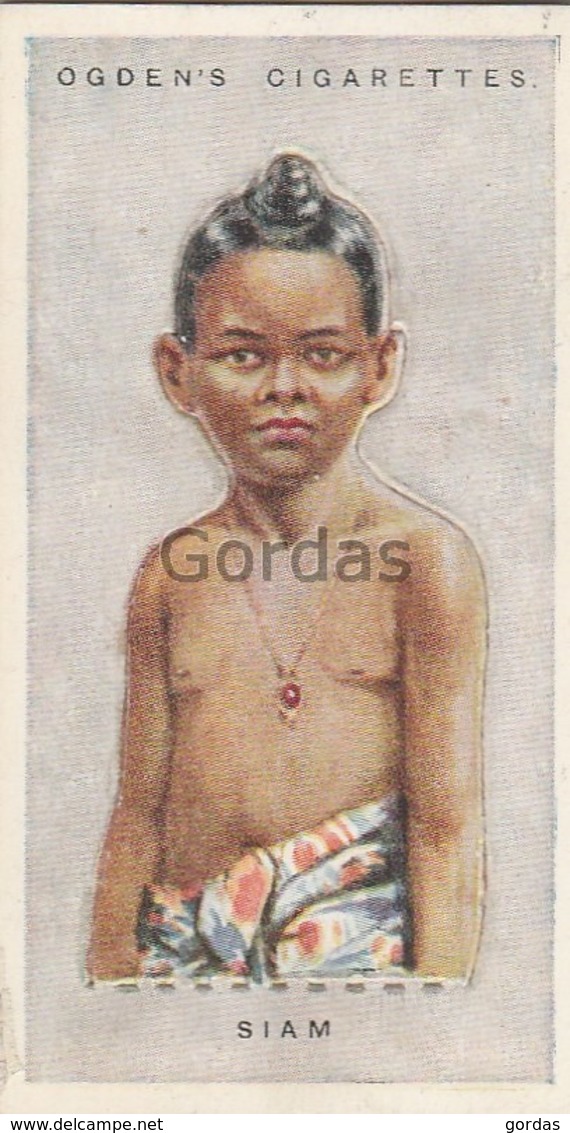 Siam - Children Of All Nations - Ogden's Cigarette Card - Nr. 41 - 35x65mm - Ogden's