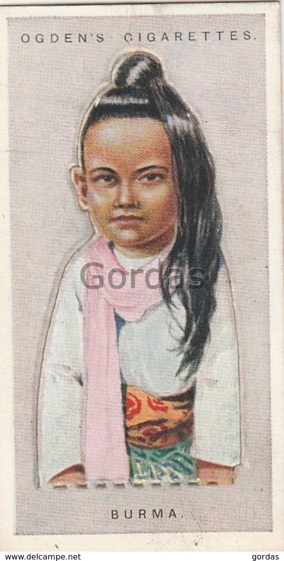 Burma - Children Of All Nations - Ogden's Cigarette Card - Nr. 10 - 35x65mm - Ogden's