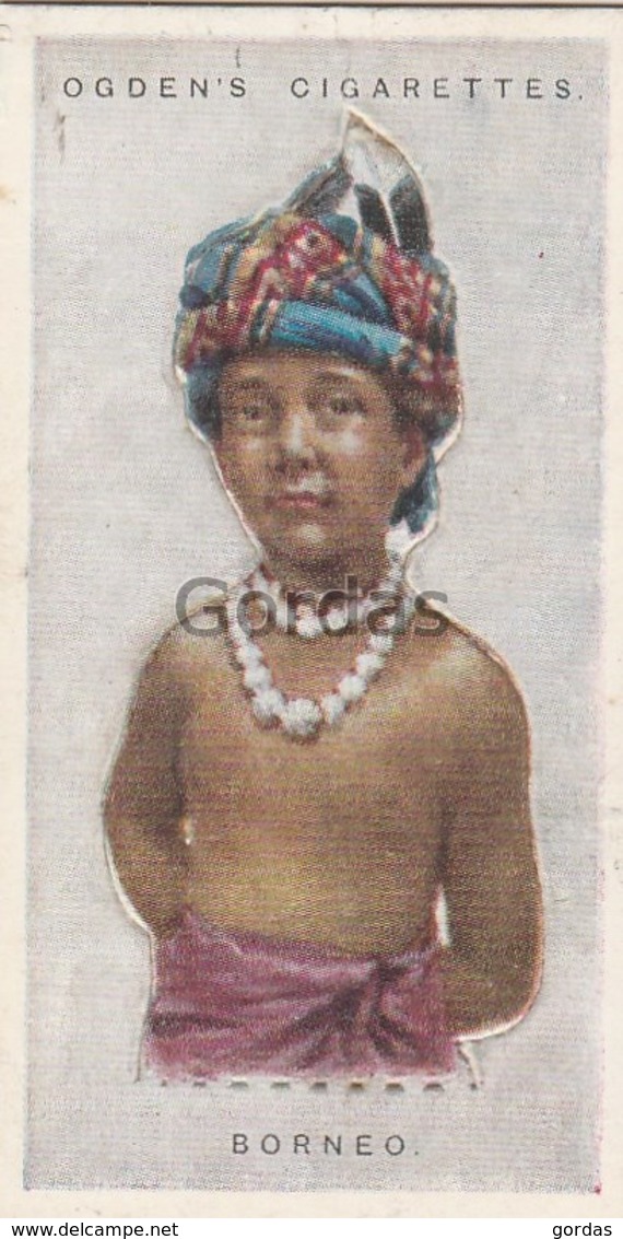 Borneo - Children Of All Nations - Ogden's Cigarette Card - Nr. 7 - 35x65mm - Ogden's