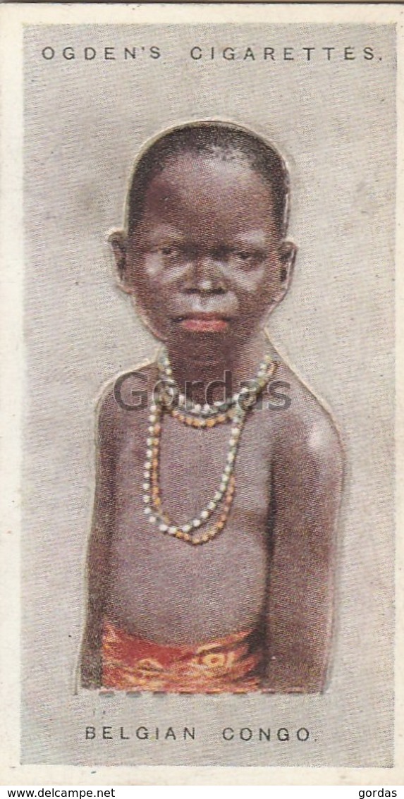 Belgian Congo - Children Of All Nations - Ogden's Cigarette Card - Nr. 5 - 35x65mm - Ogden's