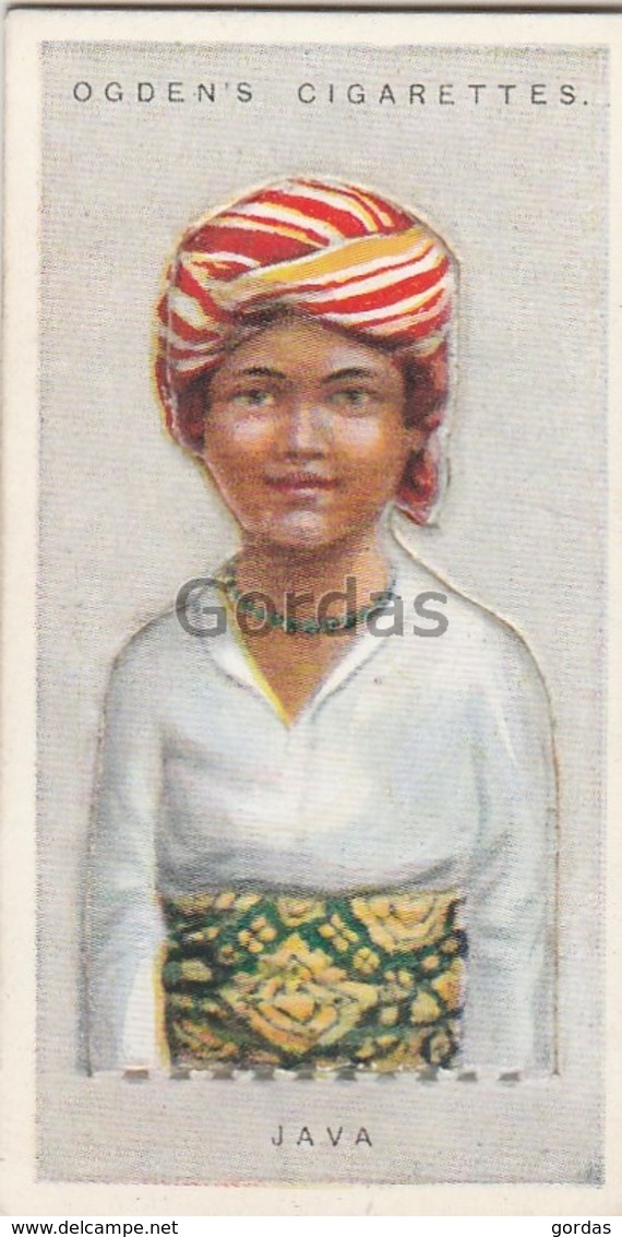 Java - Children Of All Nations - Ogden's Cigarette Card - Nr. 24 - 35x65mm - Ogden's