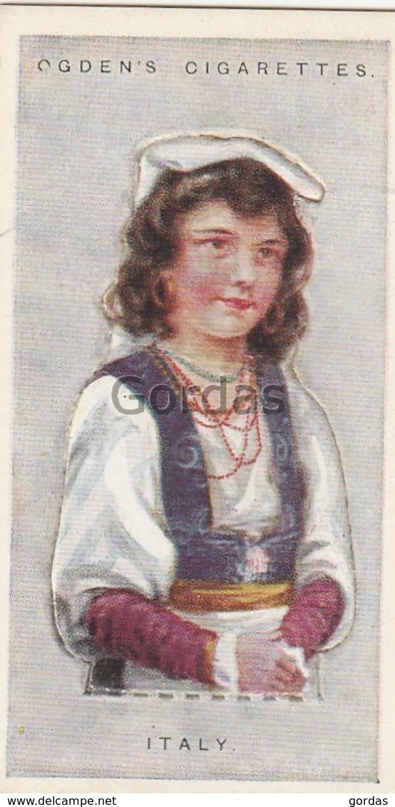 Italy - Children Of All Nations - Ogden's Cigarette Card - Nr. 22 - 35x65mm - Ogden's