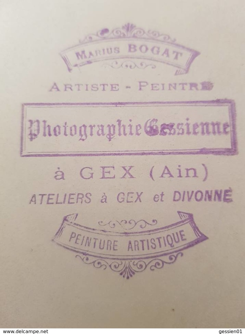 Gex (Ain), Quartier Du Journans Vers 1900, Photographie Bogat - Gex