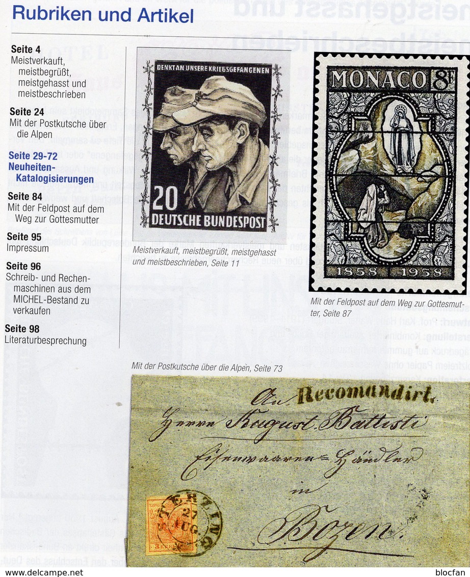 Rundschau Briefmarken MICHEL 10/2018 sowie 10/2018-plus neu 12€ stamps bf the world catalogue / magacine of Germany