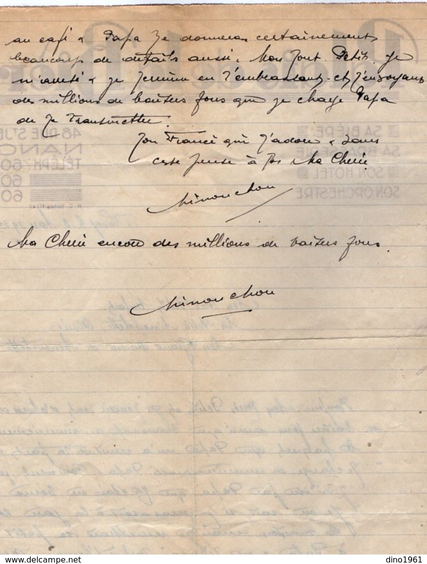 VP13.342 - MILITARIA - 1935 - Lettre D'Amour D'un Artilleur Du 8ème Régiment D'Artillerie à NANCY - Récit - Documenti