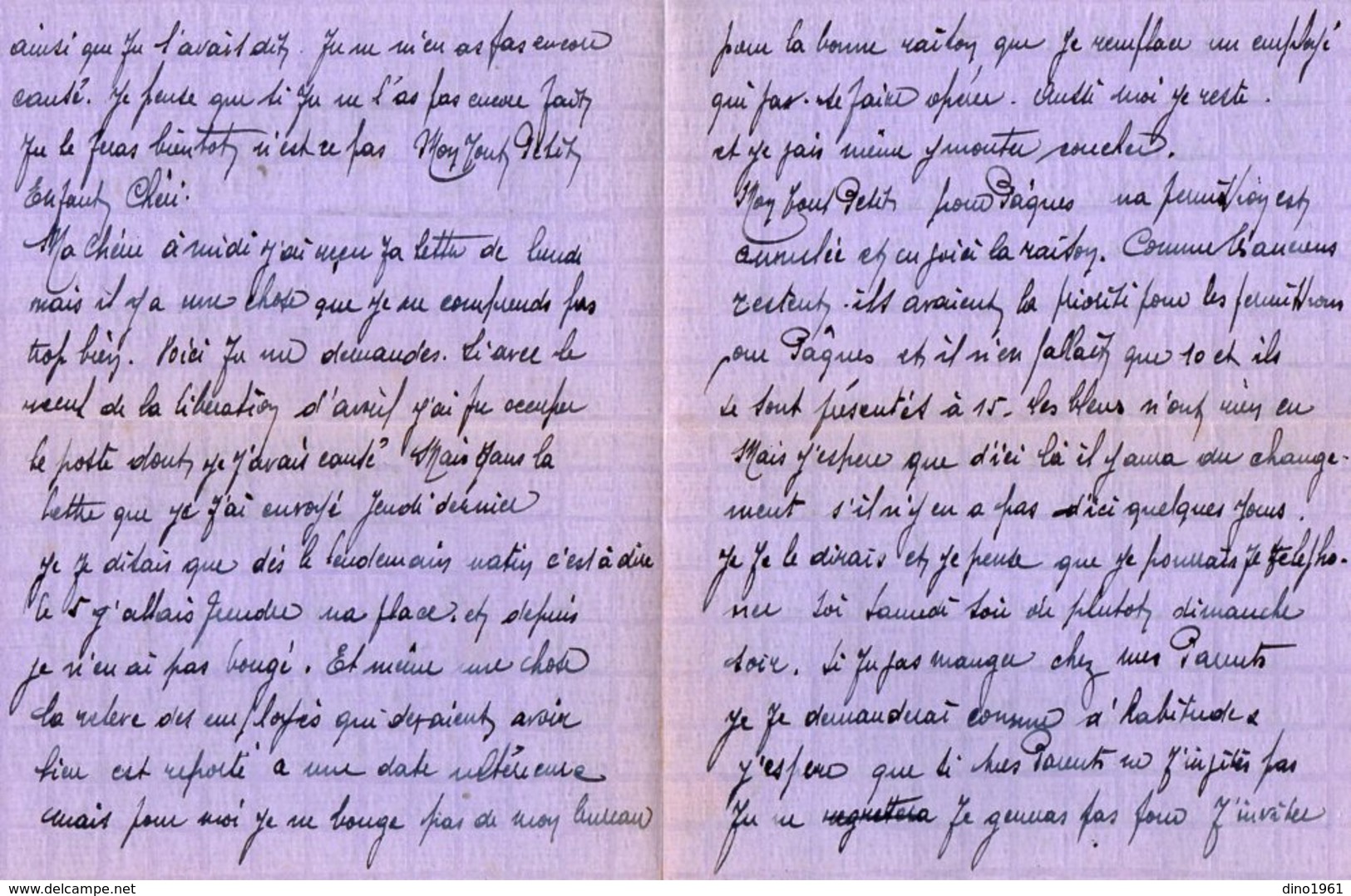 VP13.347 - MILITARIA - 1935 - Lettre D'Amour D'un Artilleur Du 8ème Régiment D'Artillerie à NANCY - Récit - Documents