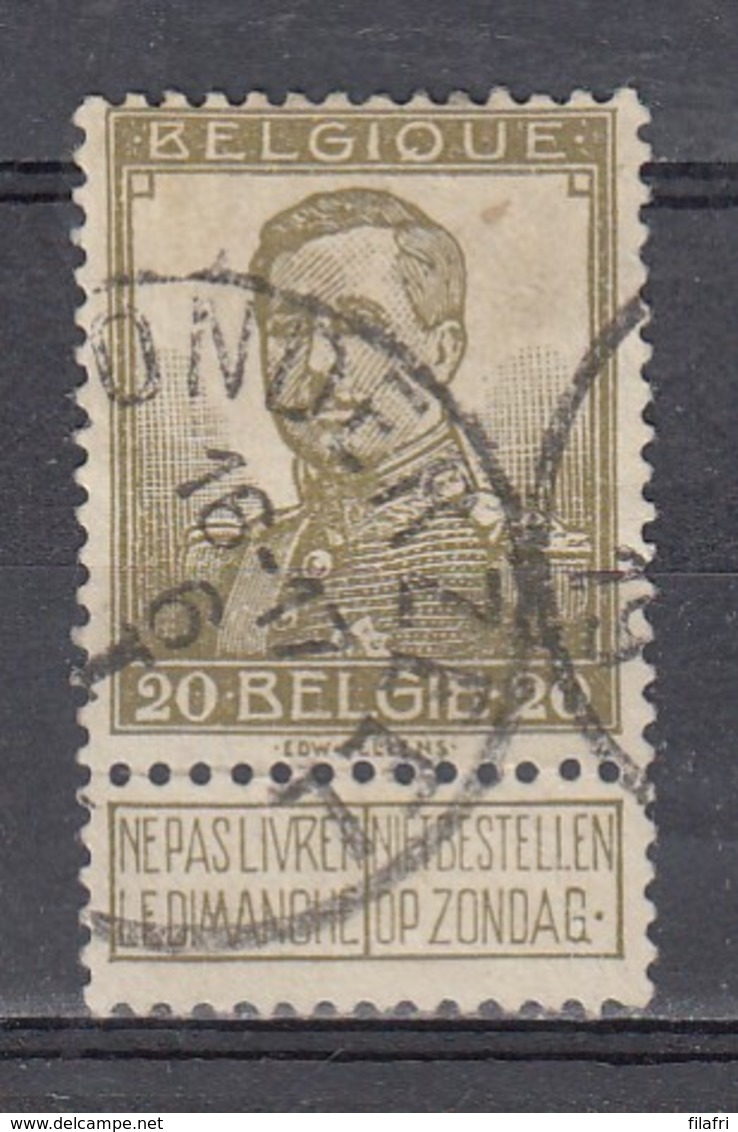 112 Gestempeld LONDERZEEL - COBA 8 Euro (zie Opm) - 1912 Pellens