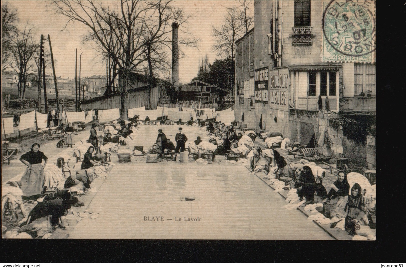 CPA016...BLAYE...LE LAVOIR - Blaye